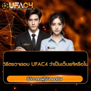 วิธีตรวจสอบ UFAC4 ว่าเป็นเว็บแท้หรือไม่